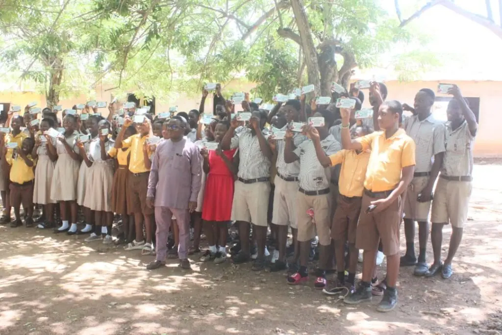 Ho Central MP distributes 3,500 mathematical sets to BECE candidates