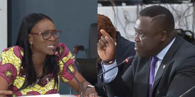 Sam George, Abena Osei-Asare clash at PAC over MTN service concerns