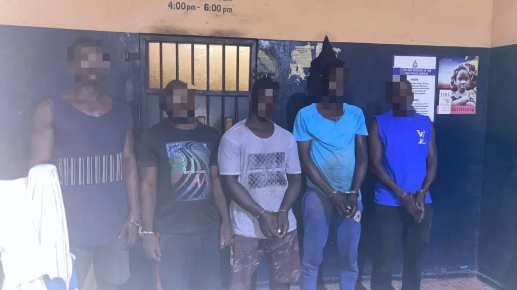 Six arrested in Tema warehouse robberies, stolen goods recovered