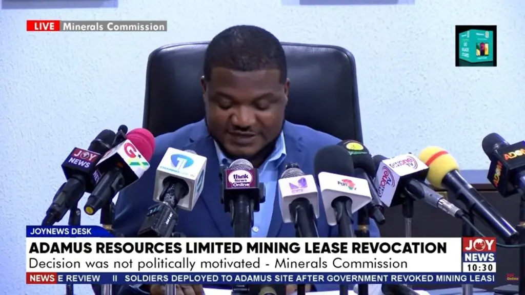 Minerals Commission rejects political claims in Adamus lease revocation