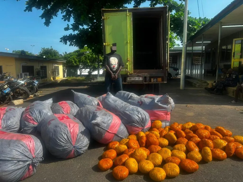 Tema Police intercept sacks of suspected Indian hemp; one arrested