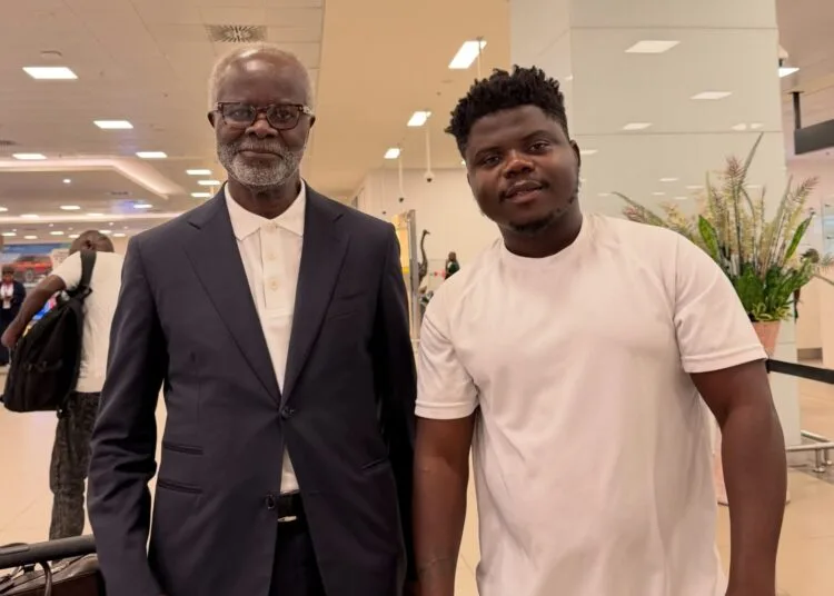 Wode Maya celebrates Paa Kwesi Nduom after discovering Liberia hotel ownership
