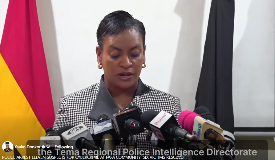 CID arrests 11 in Tema cybercrime operation as two ‘trafficking victims’ become suspects