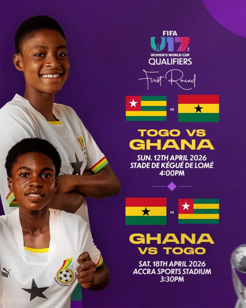 U-17 WWC: Black Maiden to play against Togo in first round of qualifiers