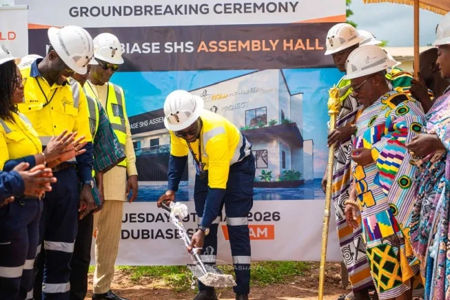 AngloGold Ashanti breaks ground on 1,500-seater assembly hall for New Edubiase SHS