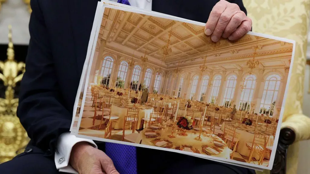 Trump’s White House ballroom loses federal funding proposed by Senate Republicans