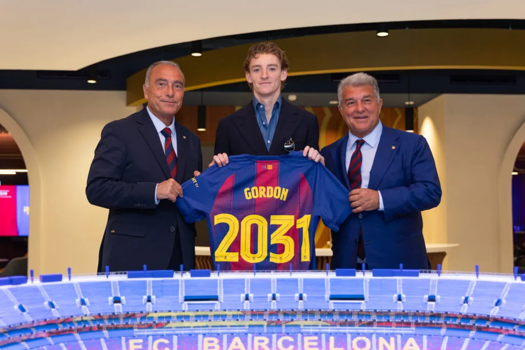 Barcelona move a dream for Gordon ‘since he was three’