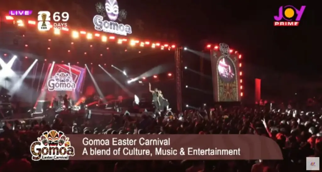 [Playback] Sarkodie, Kwami Eugene, Tinny, Keche and others thrill fans at Gomoa Easter Carnival