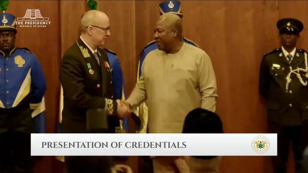 President Mahama welcomes Russian envoy to Ghana, calls for stronger Ghana–Russia cooperation