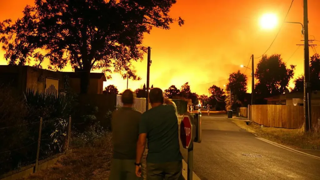 Fleeing a wall of flames: Tourists describe France wildfires escape
