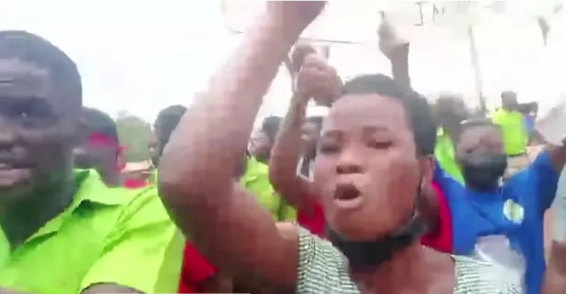 “The food they serve us is very bad”: Chereponi SHS students protest conditions