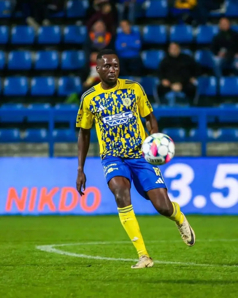 Cletus Nombil shines with Man of the Match display in FC Zlin win