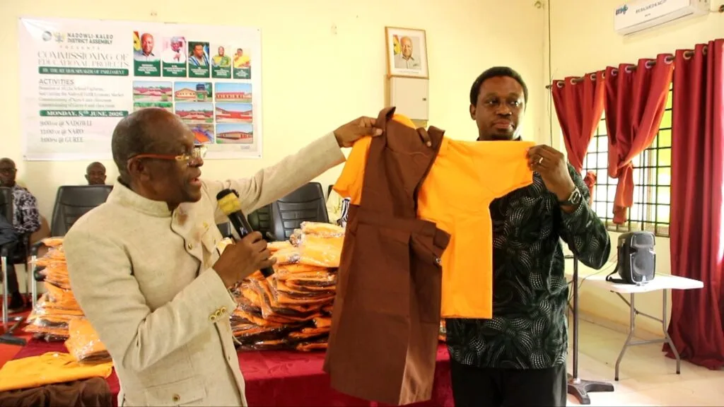 Speaker Alban Bagbin donates 16,584 uniforms, commissions two classrooms at Nadowli-Kaleo