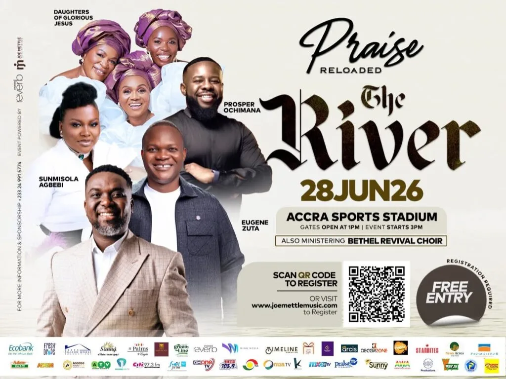 All set for Joe Mettle’s Praise Reloaded 2026 at Accra Sports Stadium