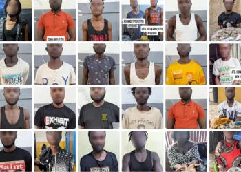 54 suspects held as police raid drug hotspots in Kumasi