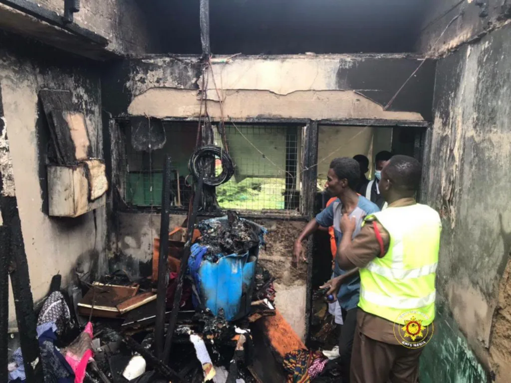 Fire destroys house master’s office, storeroom at Adonten SHS