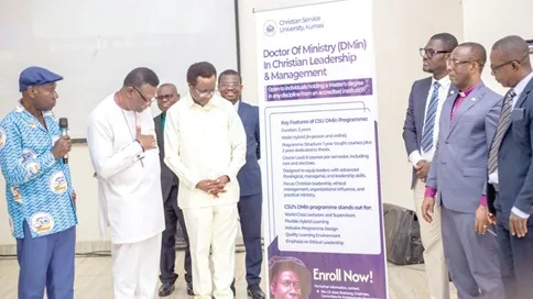 Christian Service University remains committed to expand graduate education — VC