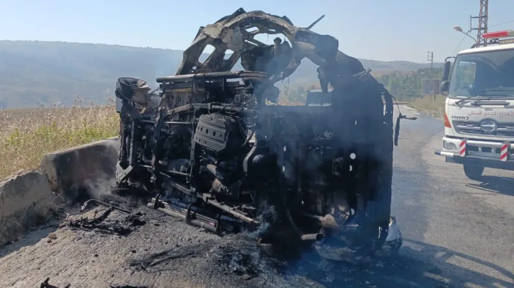 Lebanese general among three soldiers killed in Israeli attack on car