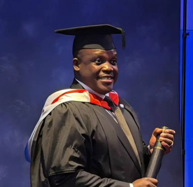 Sam George bags Master’s Degree from UK’s University of Law