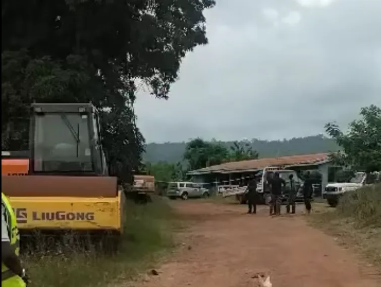 Armed military officers allegedly storm Enchi Assembly, release 15 seized excavators