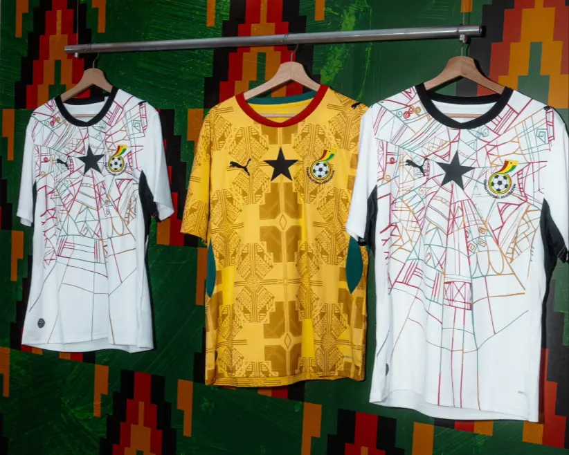 PUMA unveils Ghana’s official jerseys ahead of 2026 World Cup (Photos)