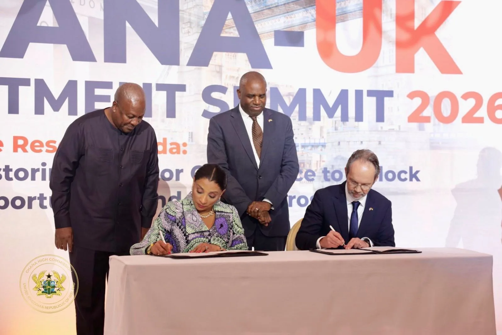 Ghana signs £215m UK growth partnership roadmap in London