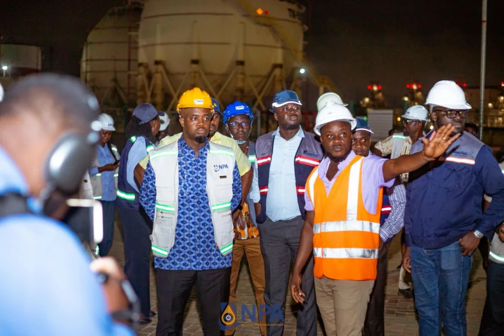 NPA CEO monitors 24-hour economy pilot implementation at Tema fuel depots