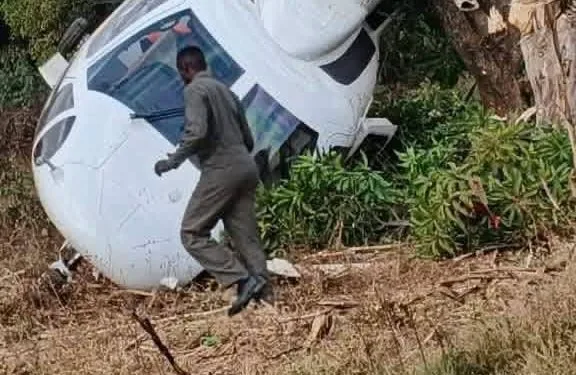 Zambia Vice President escapes injury after helicopter accident