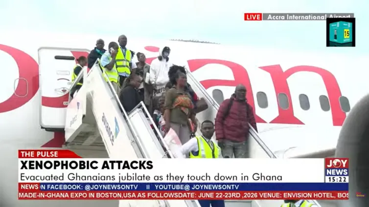 Government secures 120 job opportunities for Ghanaians evacuated from South Africa