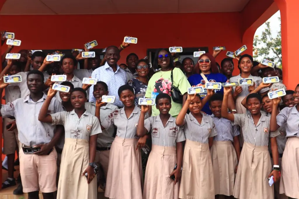 Mama Effe distributes mathematical sets to BECE candidates across three regions