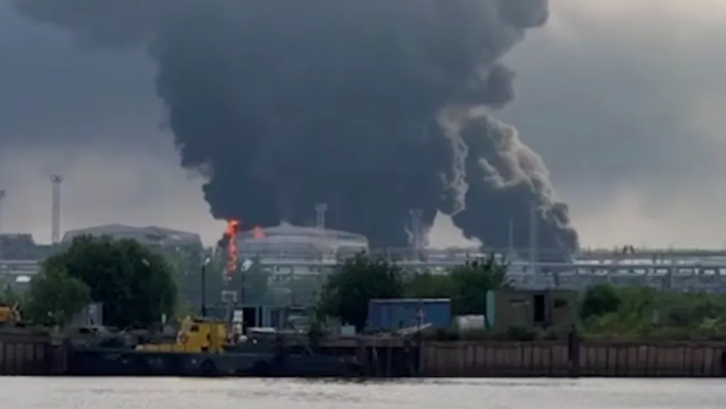 Ukraine hits major oil terminal in Russia’s St Petersburg
