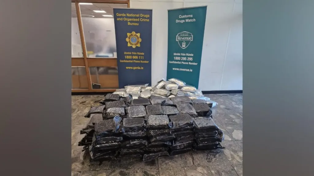 Cannabis worth an estimated €4.2m seized