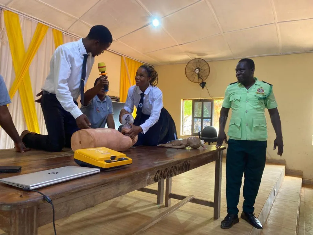 Ambulance Service trains Gambaga College students in life-saving emergency care skills