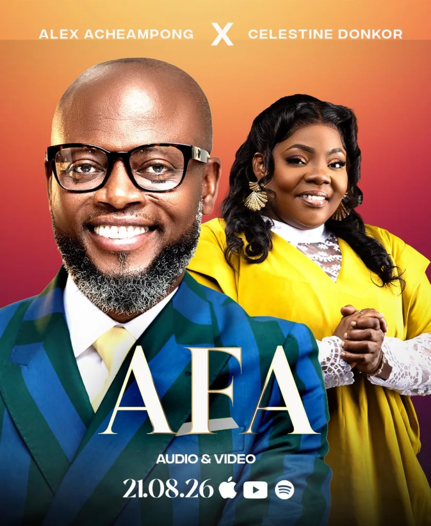 Alex Acheampong features Celestine Donkor on new gospel single ‘Afa’