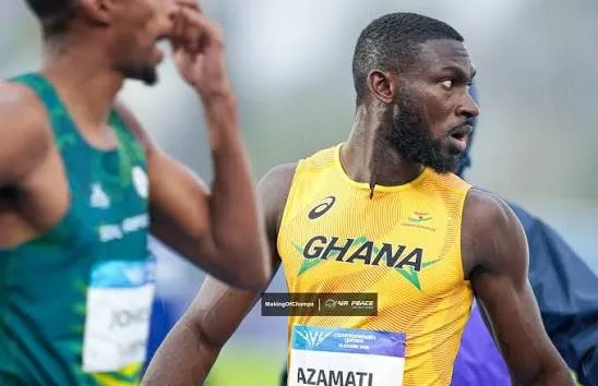 Benjamin Azamati finishes seventh in Commonwealth Games 100m final
