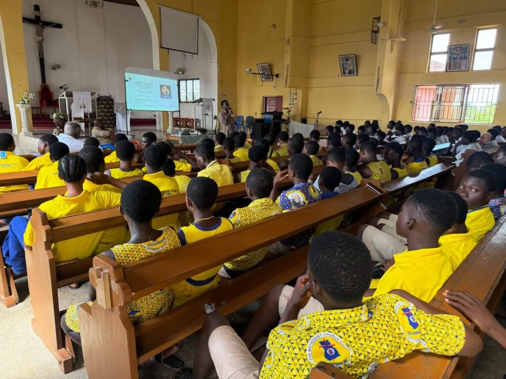 UPSA, HUSS Petroleum take Okyir Festival Education and TVET skills to Anomabo pupils