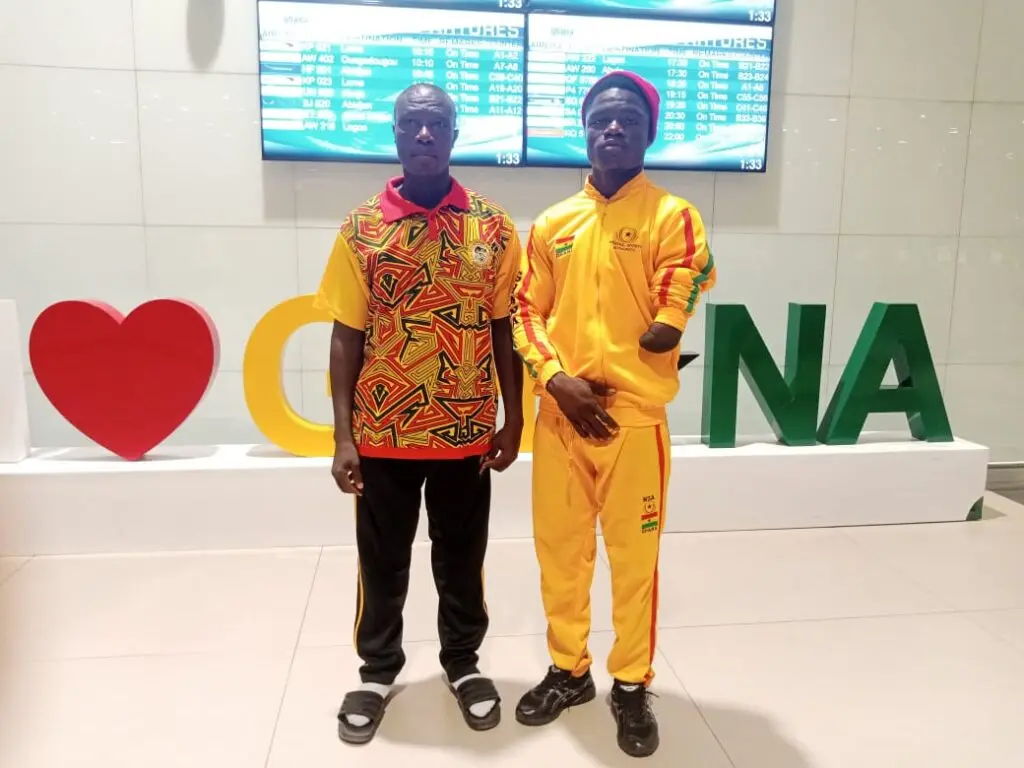 Hayford Addai departs Ghana for World Para Athletics Grand Prix in Morocco