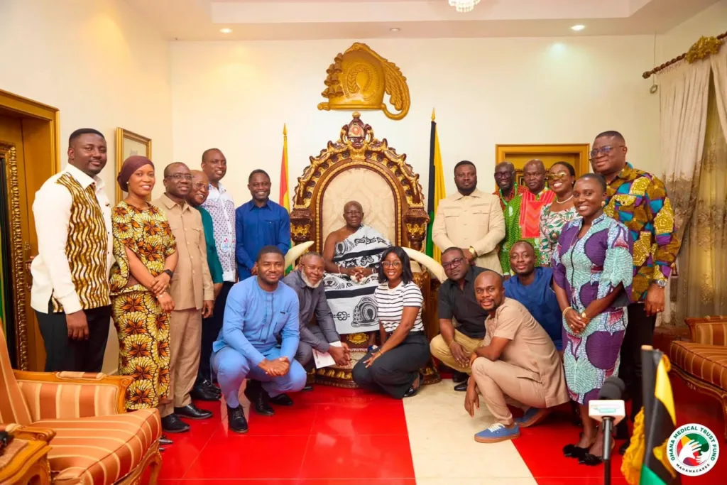 Otumfuo briefed on Ghana Medical Trust Fund’s plan to expand specialised healthcare