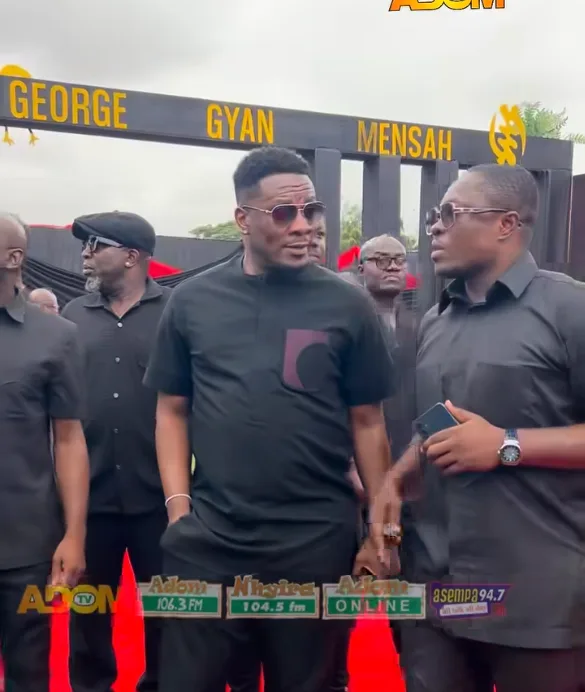Asamoah, Baffour Gyan mourn late father as family holds one week observance