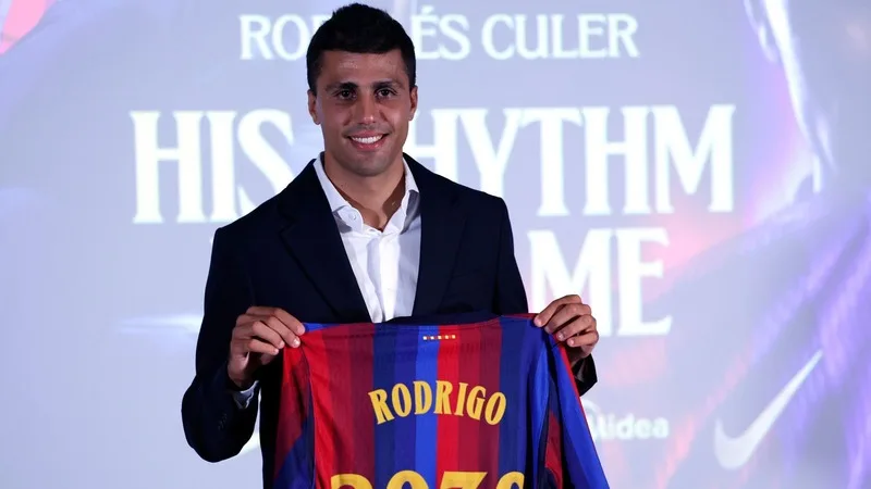 Rodri joins Barcelona from Man City in £65m deal