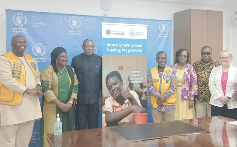 WFP, Lions Club launch school feeding initiative