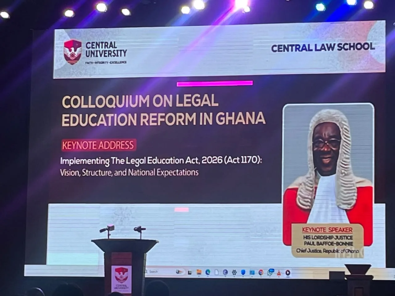 Chief Justice Baffoe-Bonnie: Access to legal education must not come at the expense of quality