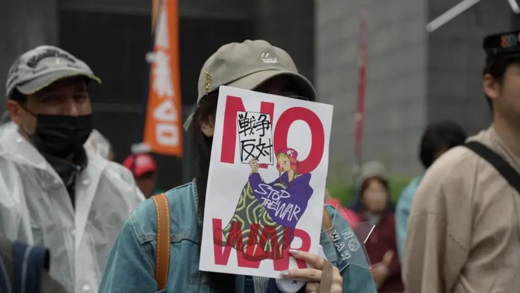 Anti-war protests rock Japan as PM pushes for stronger defence