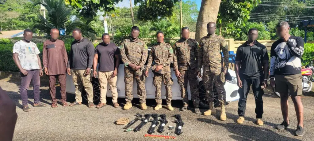 11 arrested, weapons retrieved in Adambrobe Chieftaincy dispute crackdown