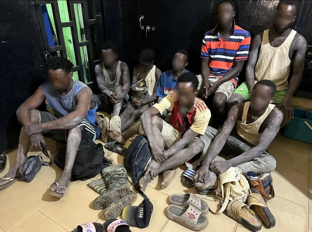 Eight arrested in Amonaso Forest crackdown as police intensify war on illegal mining