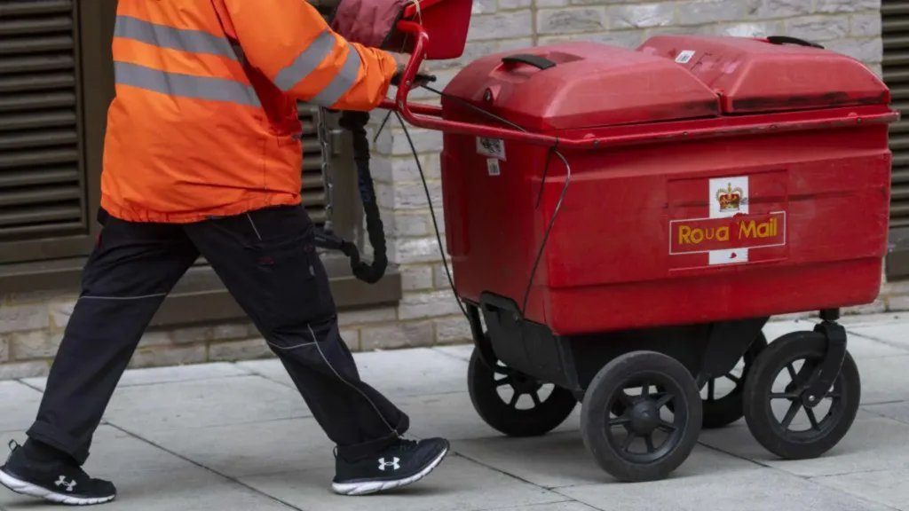 Only three-quarters of first class mail delivered on time