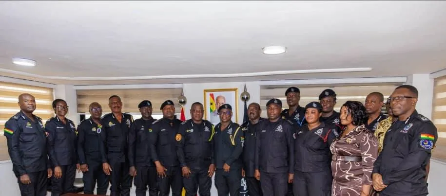 IGP promotes five police officers over Kwafokrom GOIL robbery arrest