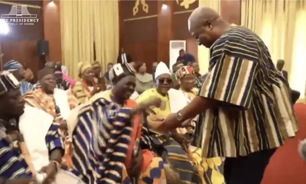 Mahama hosts Upper West Regional House of Chiefs at Presidency