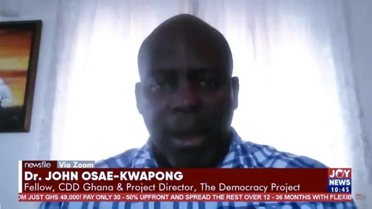 Ghana’s democracy still a work in progress – Prof. Osae-Kwapong