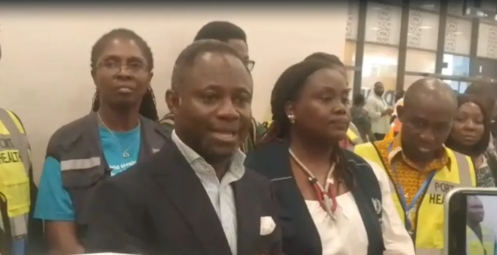 Health Minister inspects Ghana’s Ebola preparedness at Airport